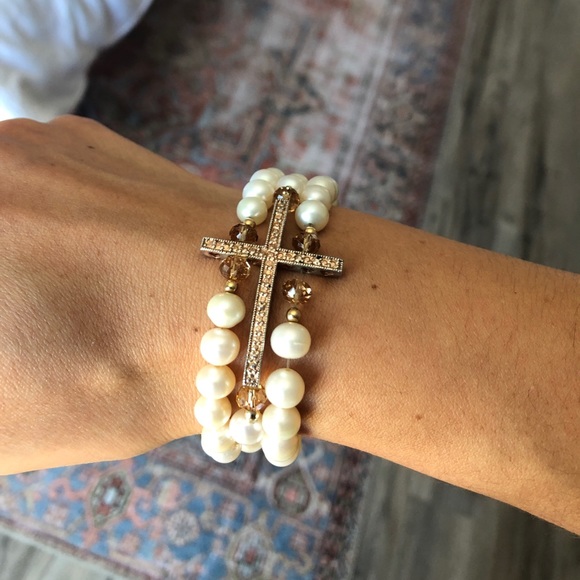 Real pearl bracelet - Picture 1 of 3